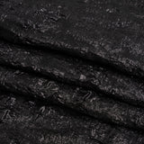 Metallic Black Abstract Luxury Brocade