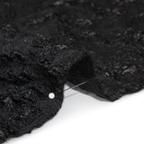Metallic Black Abstract Luxury Brocade