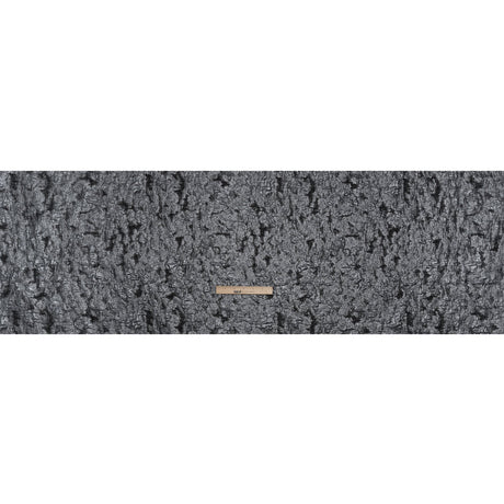 Metallic Silver and Gray Abstract Luxury Brocade