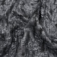 Metallic Silver and Gray Abstract Luxury Brocade