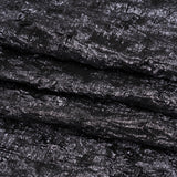 Metallic Gunmetal and Black Abstract Luxury Brocade