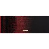 Black and Metallic Red Striated Luxury Brocade