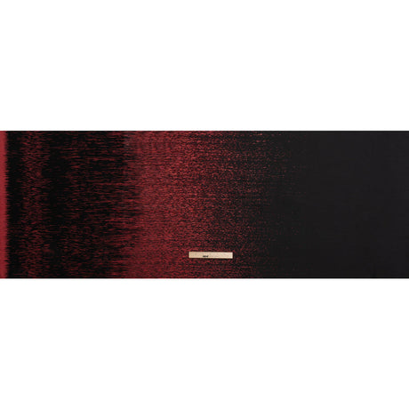Black and Metallic Red Striated Luxury Brocade