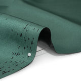 Sea Green and Metallic Black Striated Luxury Brocade