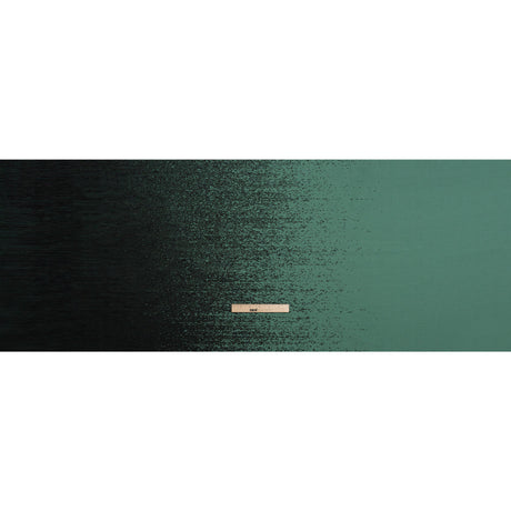 Sea Green and Metallic Black Striated Luxury Brocade