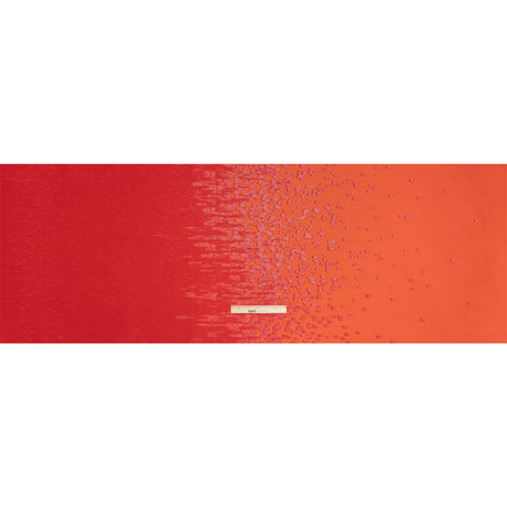 Metallic Red and Orange Spotted Gradient Luxury Brocade