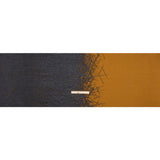 Metallic Black and Dark Gold Crosshatched Gradient Luxury Brocade