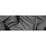 Black Bubbly Crinkled Organza Brocade