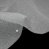 White Bubbly Crinkled Organza Brocade