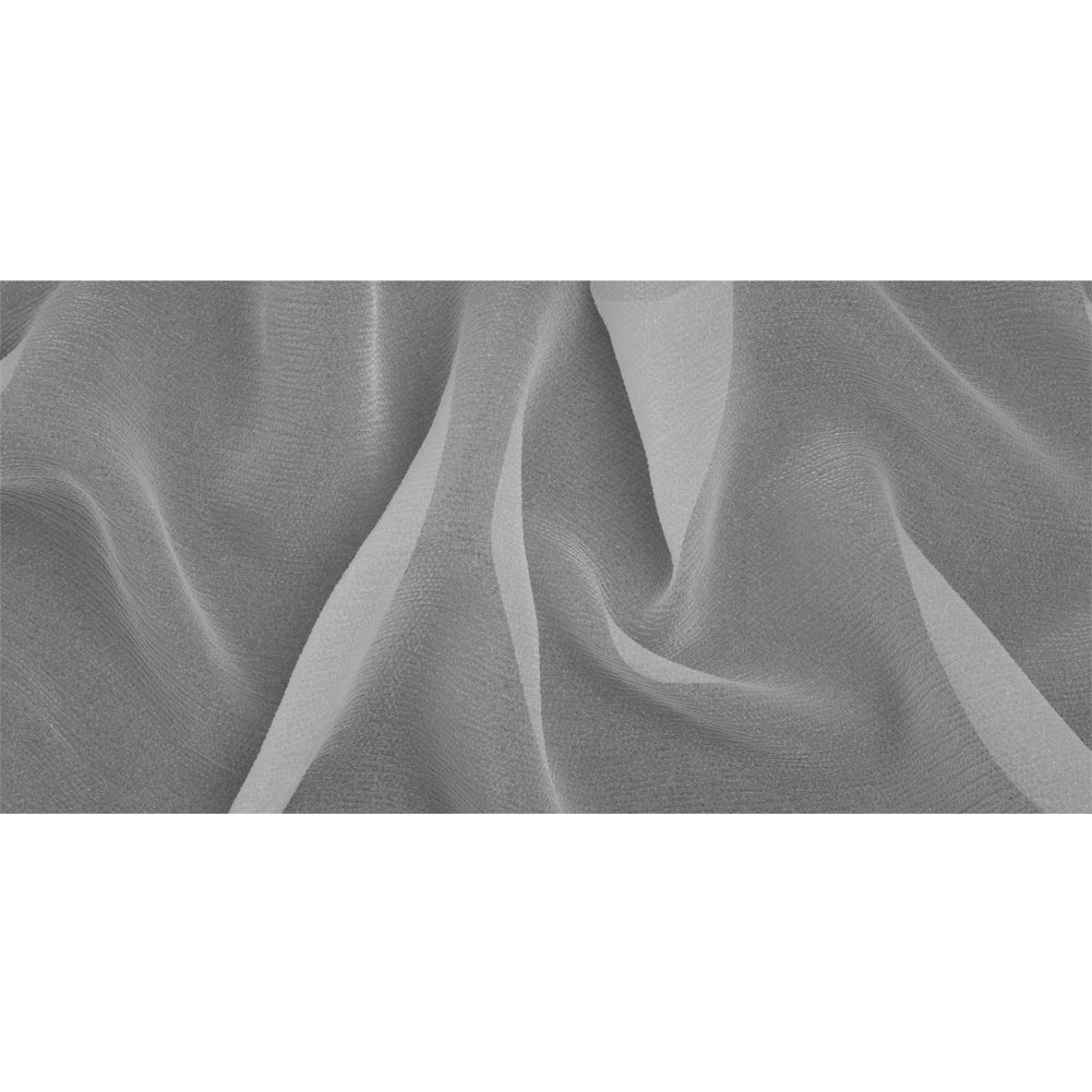 White Bubbly Crinkled Organza Brocade