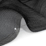 Shimmering Black Bubbly Crinkled Organza Brocade