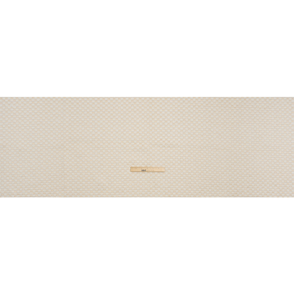 Pearl and White Luminous Checks Upholstery Boucle