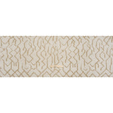 Sandstone Abstract Lines Chenille and Boucle Upholstery Jacquard