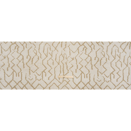 Sandstone Abstract Lines Chenille and Boucle Upholstery Jacquard