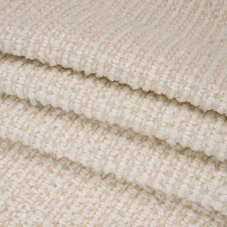 Snow Striped Upholstery Boucle Woven