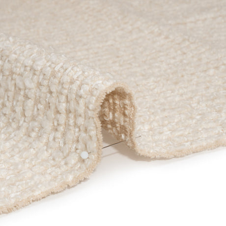 Snow Striped Upholstery Boucle Woven