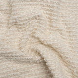Snow Striped Upholstery Boucle Woven