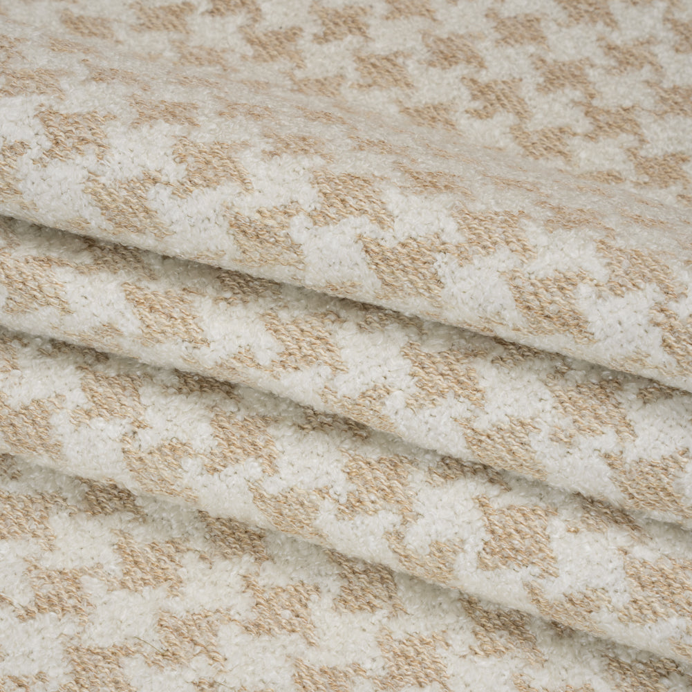 Cloud Houndstooth Boucle Upholstery Jacquard