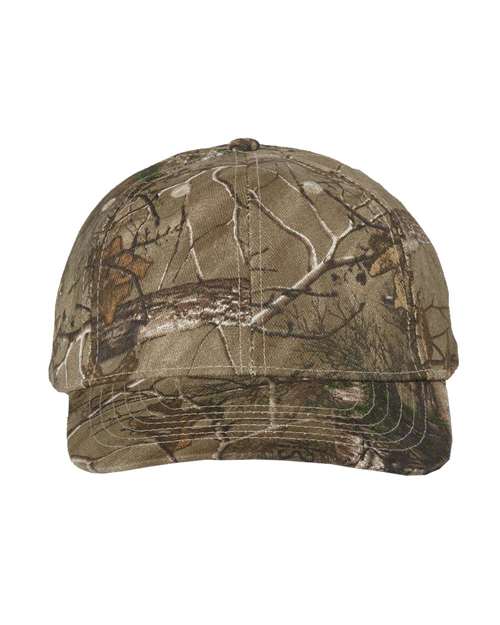 Solid Front Camo Back Cap