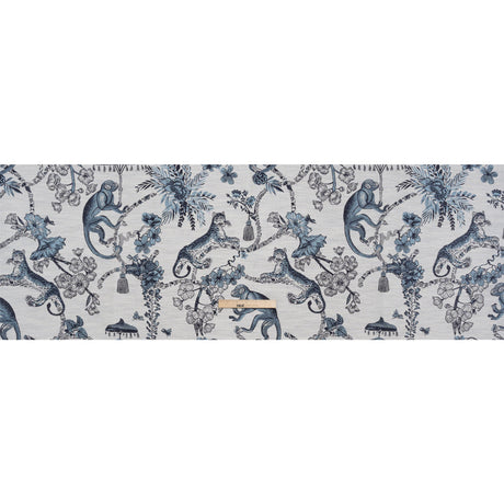 Sapphire Exotic Pets and Flowers Upholstery Jacquard