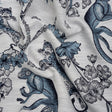 Sapphire Exotic Pets and Flowers Upholstery Jacquard