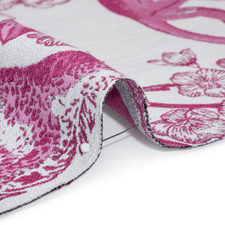 Tourmaline Exotic Pets and Flowers Upholstery Jacquard