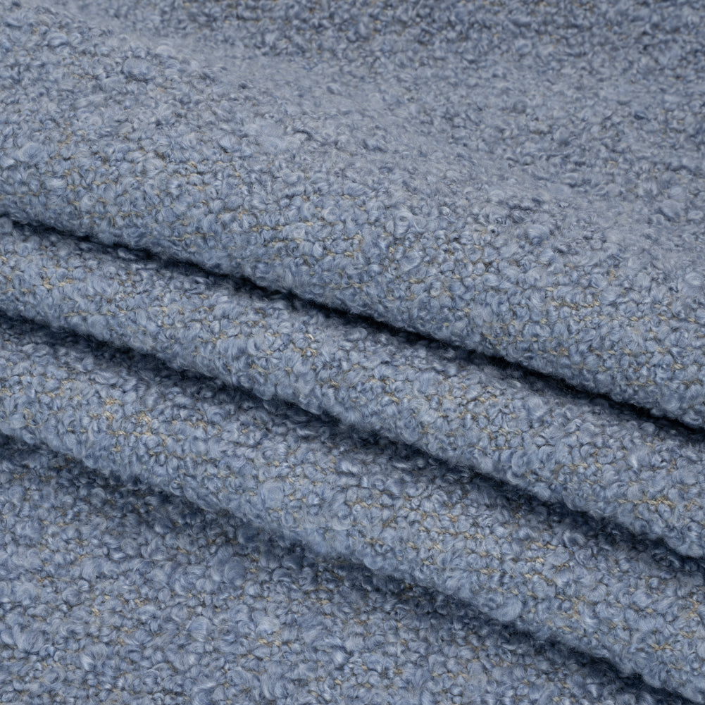 Delphinium Fluffy Upholstery Boucle
