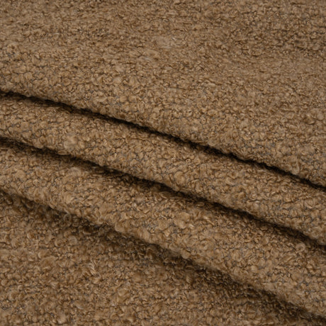 Fawn Fluffy Upholstery Boucle