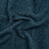 Indigo Fluffy Upholstery Boucle