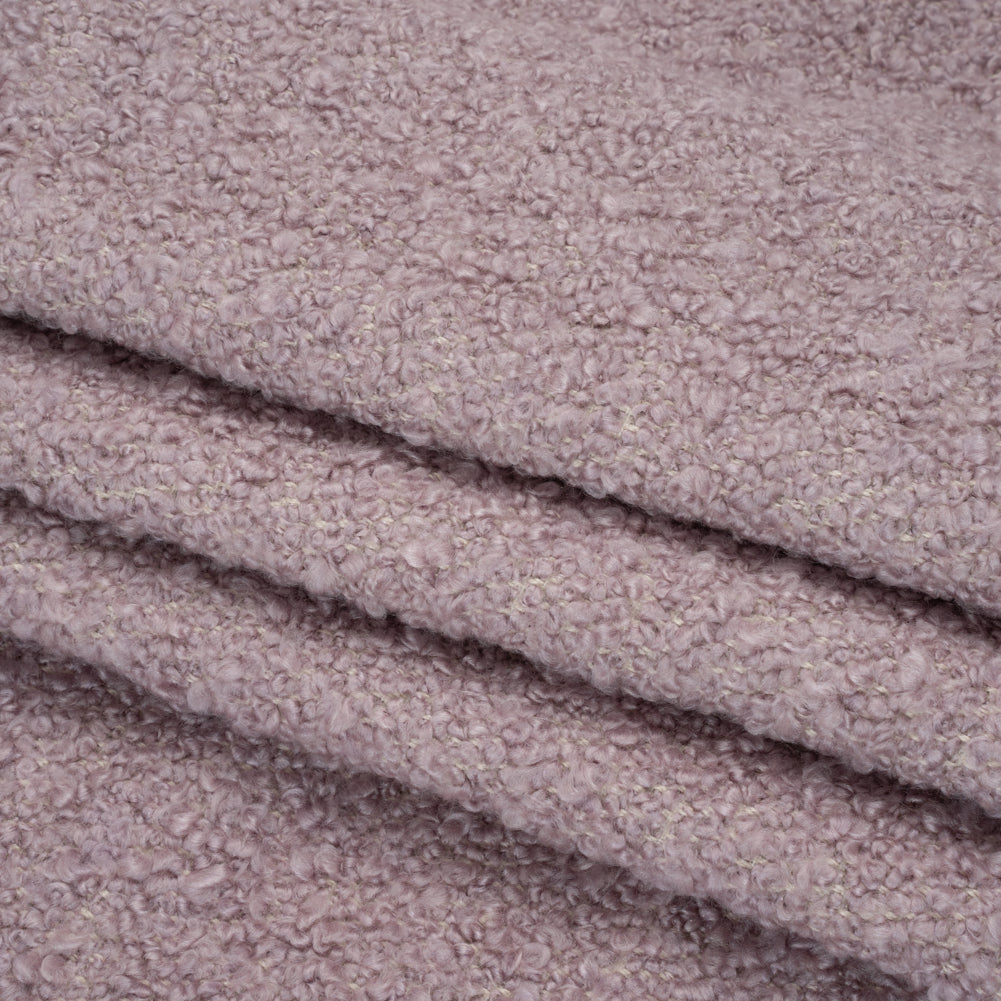 Lilac Fluffy Upholstery Boucle