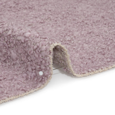 Lilac Fluffy Upholstery Boucle