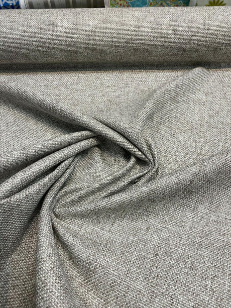 Waverly Encore Chenille Fabric - Shale Gray Woven, 56" Width (1 Yard)