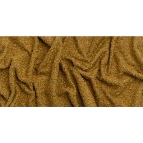Mustard Fluffy Upholstery Boucle