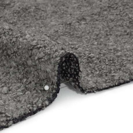 Nickel Fluffy Upholstery Boucle