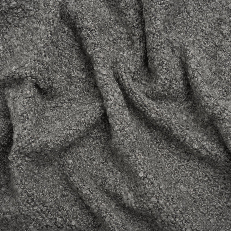 Nickel Fluffy Upholstery Boucle
