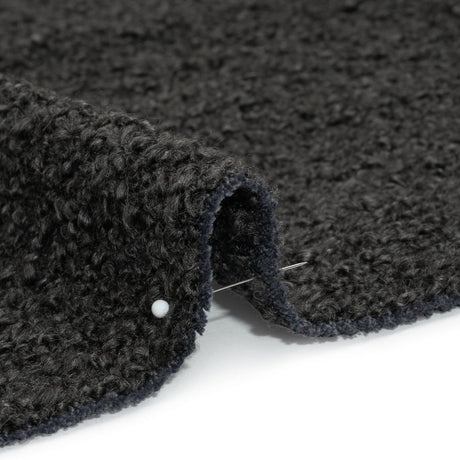Smoke Fluffy Upholstery Boucle