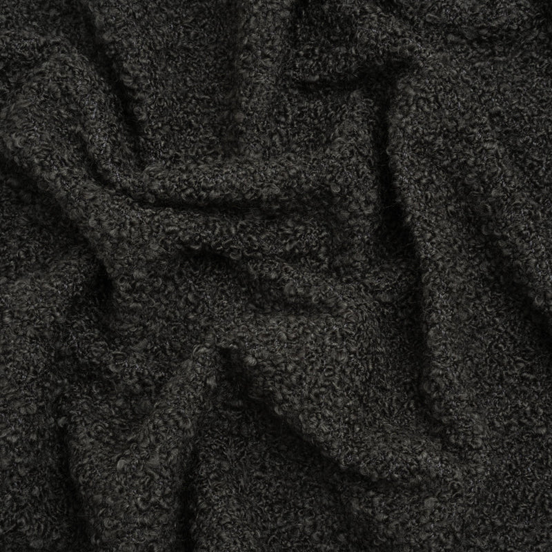 Smoke Fluffy Upholstery Boucle