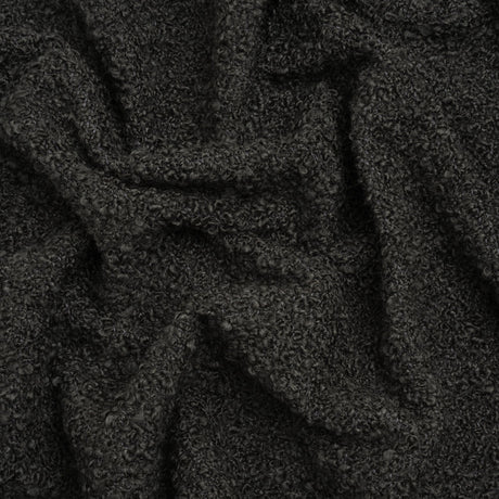 Smoke Fluffy Upholstery Boucle