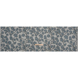 Denim Branches Corded and Embroidered Drapery Woven