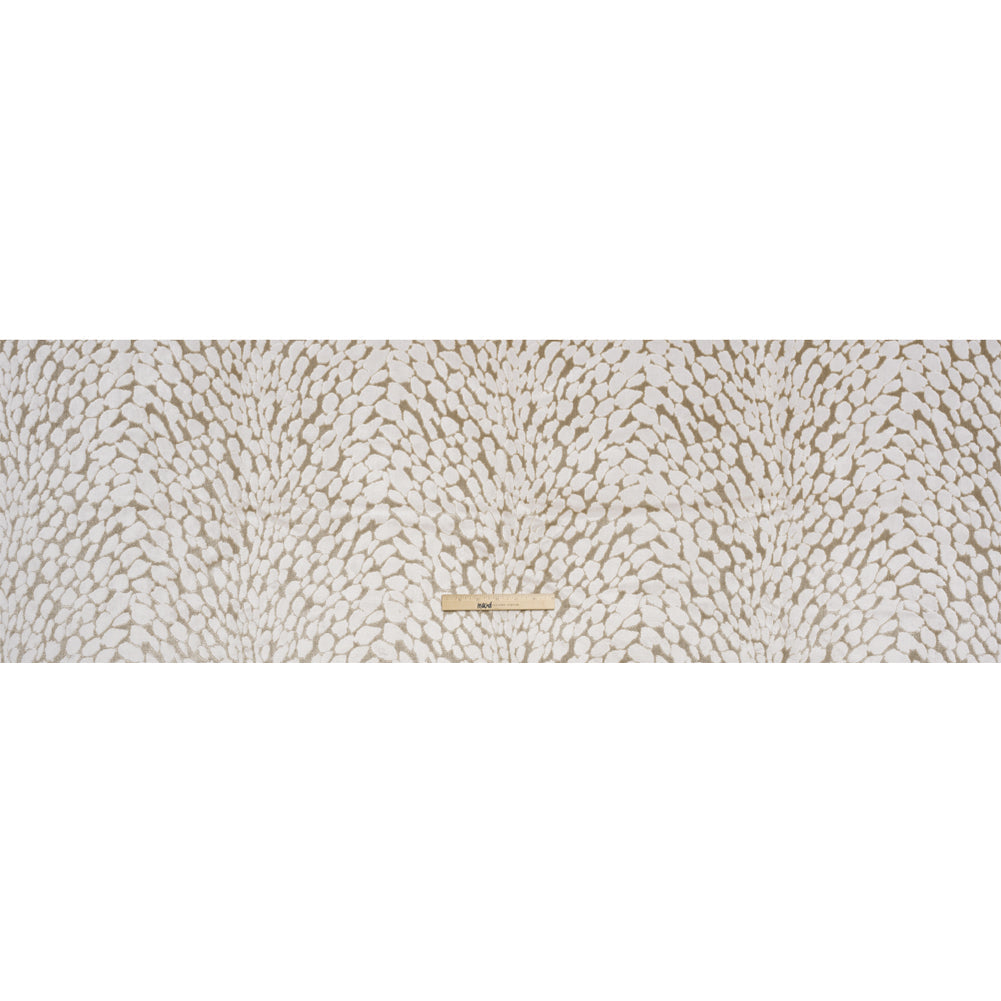 Sandstone Animal Spots Textured Chenille Jacquard