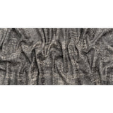 Graphite Distressed Look Chenille Upholstery Woven