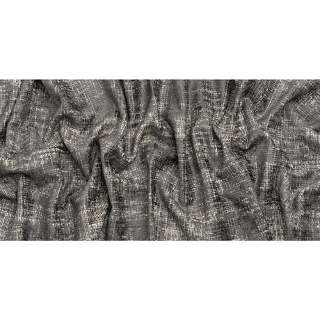 Graphite Distressed Look Chenille Upholstery Woven