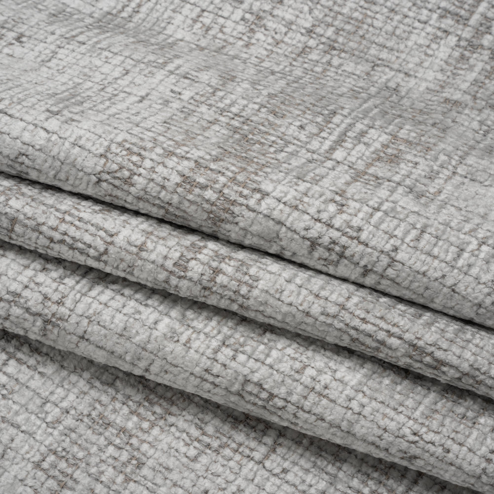 Ice Distressed Look Chenille Upholstery Woven