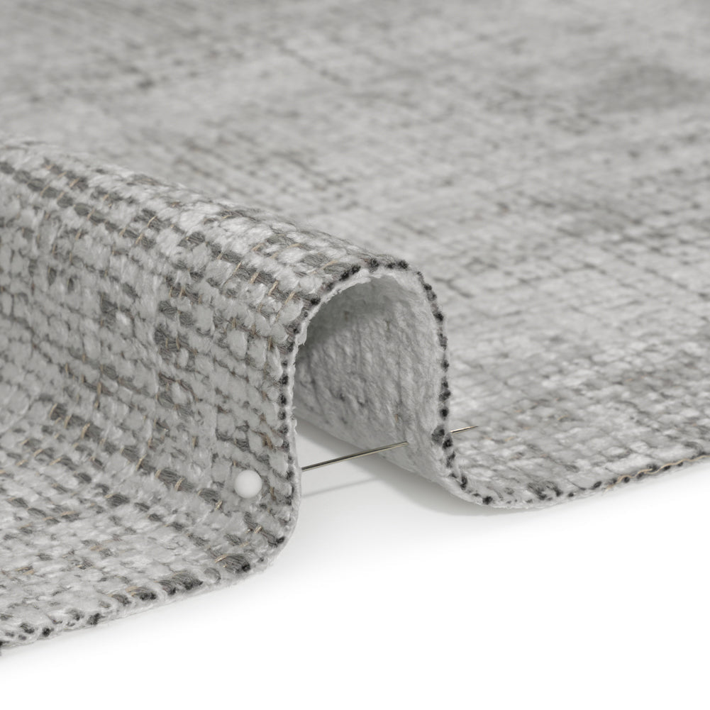 Ice Distressed Look Chenille Upholstery Woven