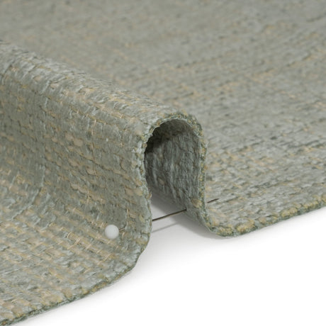 Mist Distressed Look Chenille Upholstery Woven