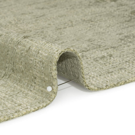 Seafoam Distressed Look Chenille Upholstery Woven