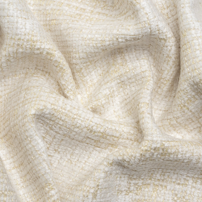 Snow Distressed Look Chenille Upholstery Woven
