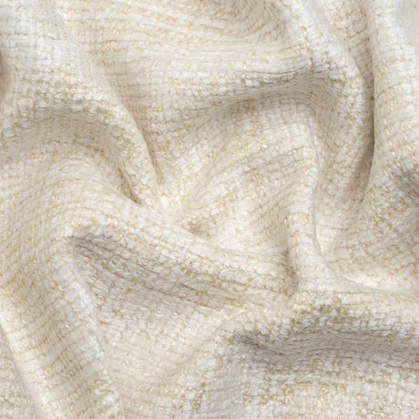 Snow Distressed Look Chenille Upholstery Woven
