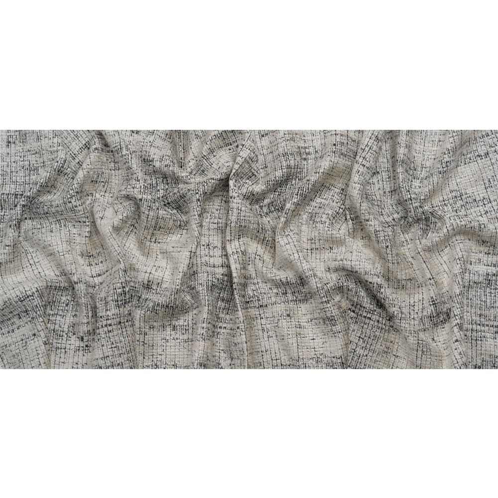 Tuxedo Distressed Look Chenille Upholstery Woven