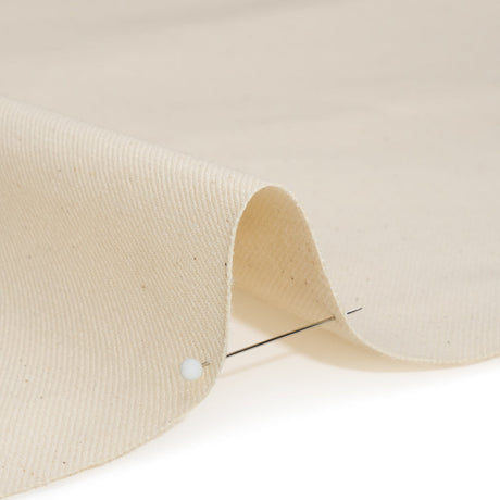 Greige Stretch Cotton Denim - 11oz